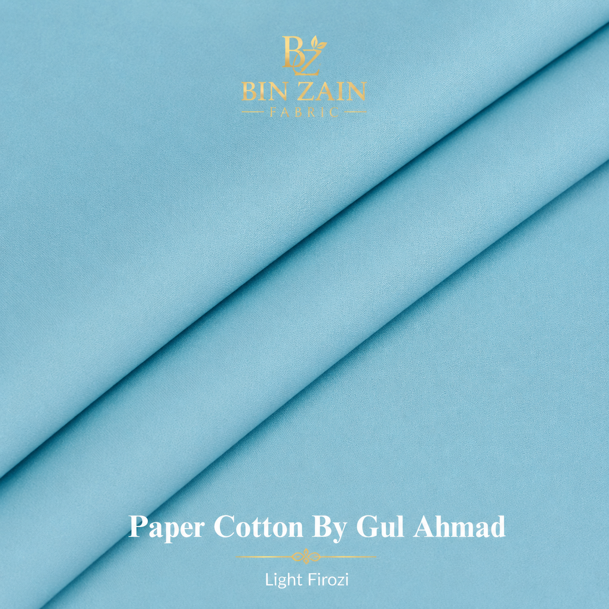 Premium Paper Cotton - Light Ferozi