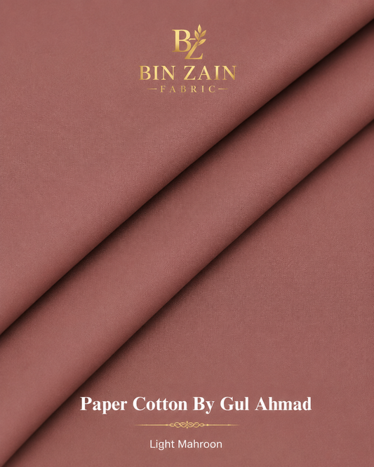 Premium Paper Cotton - Light Mahroon